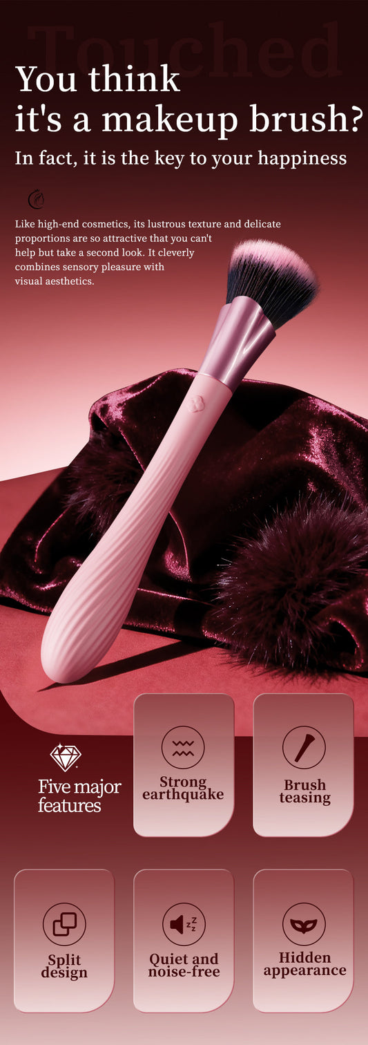 Dressing Table Hidden Design Pinky Teasing Brush Vibrator