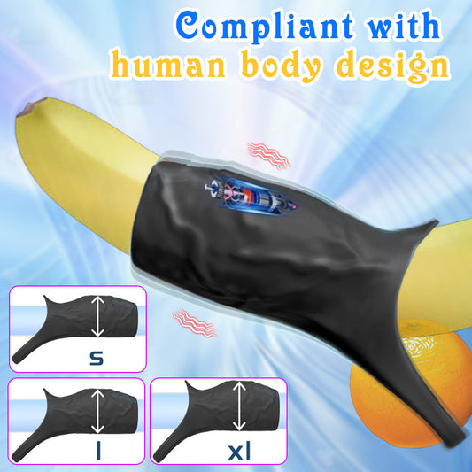 Wolf Warrior Vibrating Penis Sleeve Sperm Locking Ring