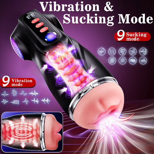 Premium Silicone Vaginal Oral Anal Multiple Fun Masturbation Cup