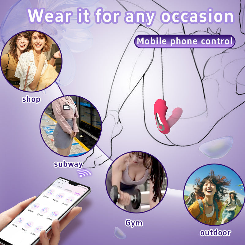 App Interaction Clitoris Soothing Vaginal Stimulating Vibrator