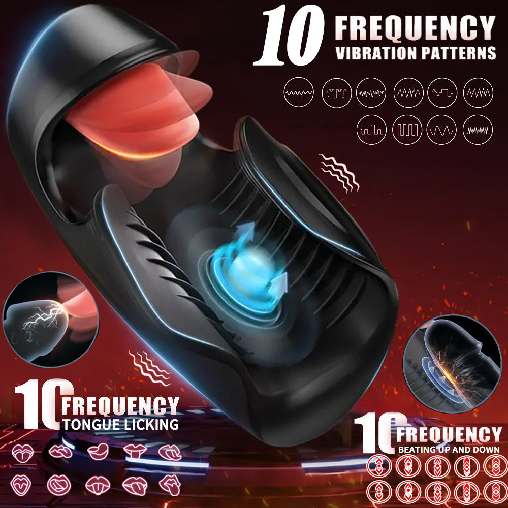 Pulsive Tapping Tongue Licking Glans Ejaculation Delaying Trainer