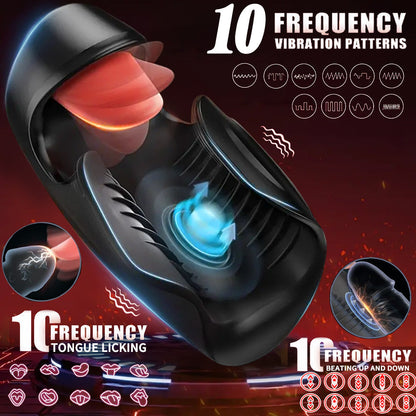 Pulsive Tapping Tongue Licking Glans Ejaculation Delaying Trainer