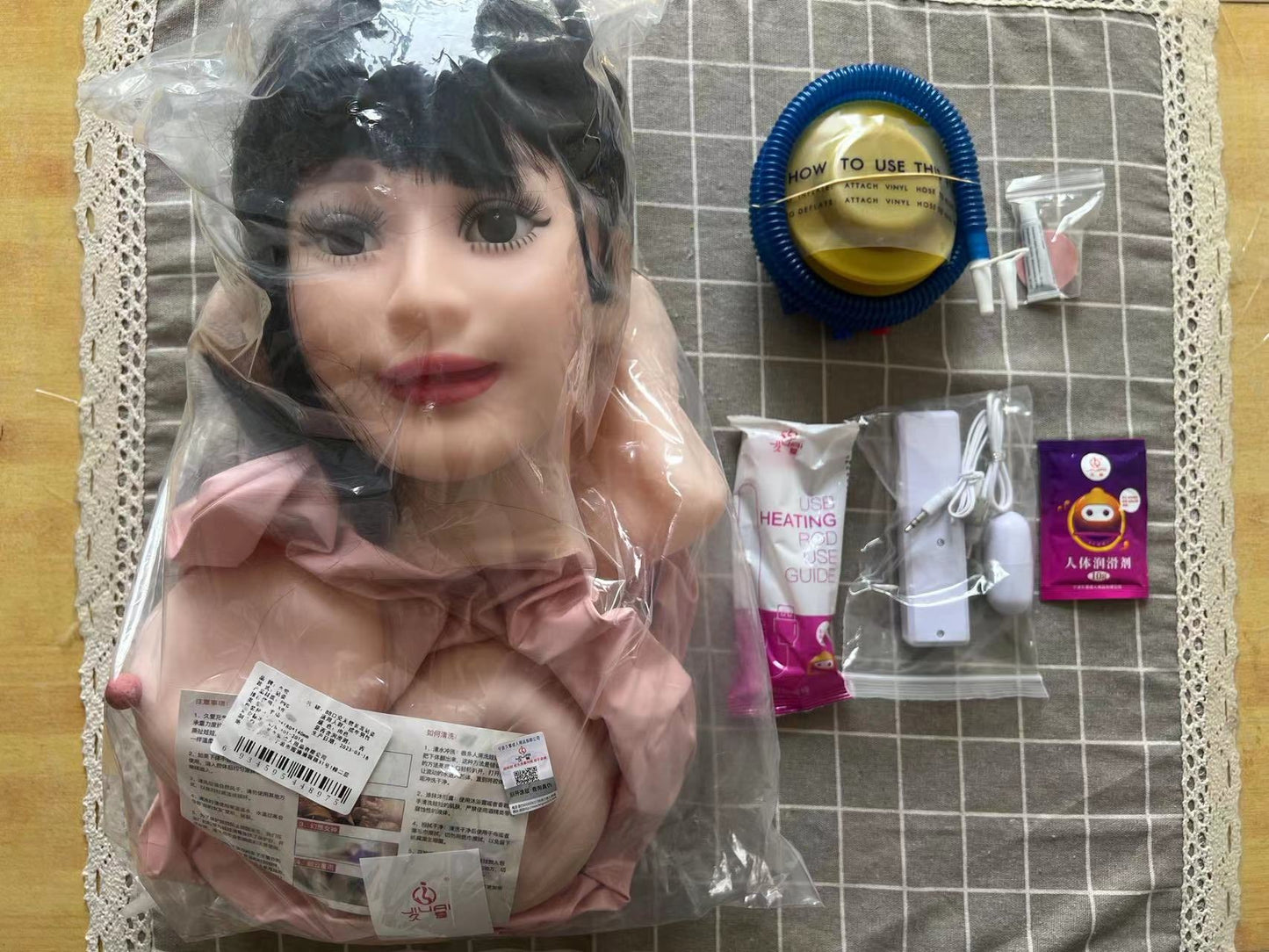 1:1 Real Standing Female Body Molding Inflatable Sex Doll Bundle