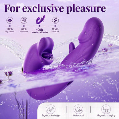 Vaginal Tapping Clitoris Licking Multiple Pleasures Vibrator