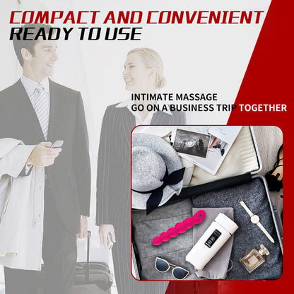 Multi Layered Prostate Pleasure Vibrating Silicone Anal Beads