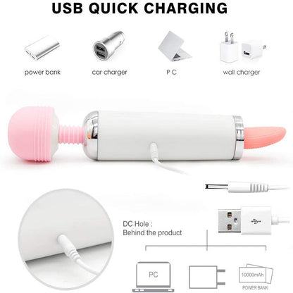 Premium Pleasures Smart Heating Licking Sucking Vibrator