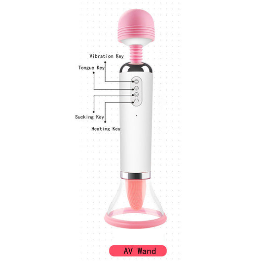 Premium Pleasures Smart Heating Licking Sucking Vibrator
