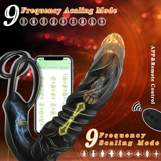 Mobile App Controlled Multi Usage Prostate Thrusting Plug