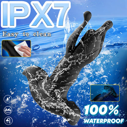 Multiple Usage Thrusting Flapping Stimulating Vibrating Plug