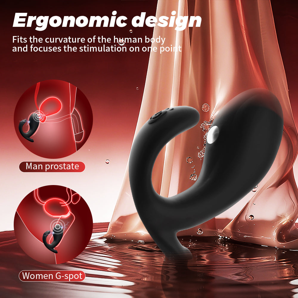 Little Whale Remote Electric Shock Anal Plug Vibrator