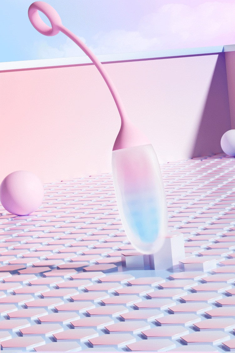 Mobile App Controlled Smart Cute Colorful Lighting Vibrator