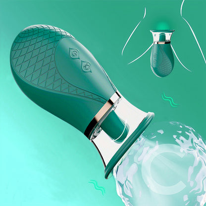 Excellent Female Sensitive Parts Vacuum Sucking Licking Vibrator