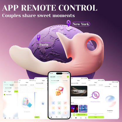 Mobile Controlled G-spot Clitoris Stimulating Rhapsody Vibrator