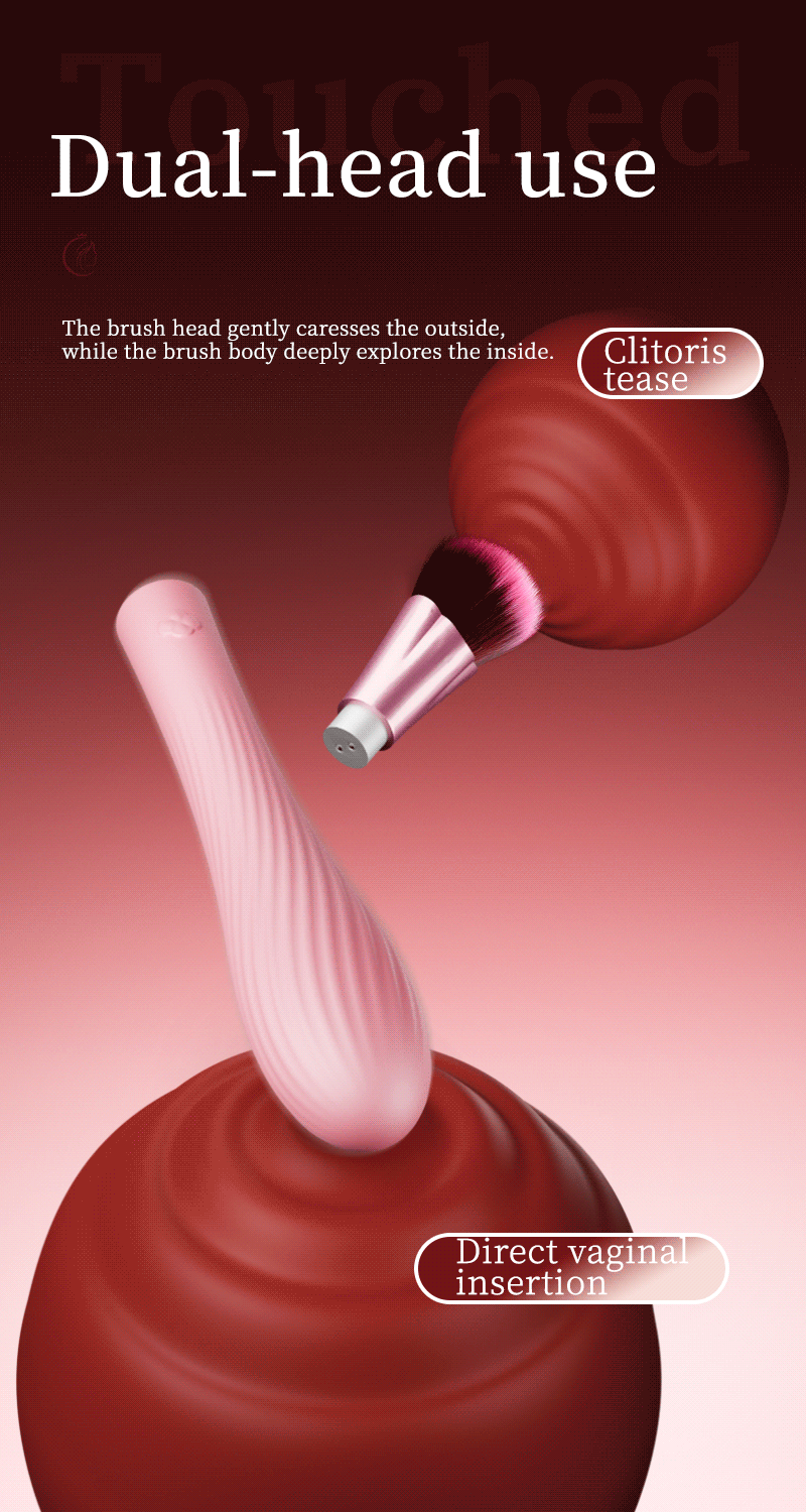 Dressing Table Hidden Design Pinky Teasing Brush Vibrator