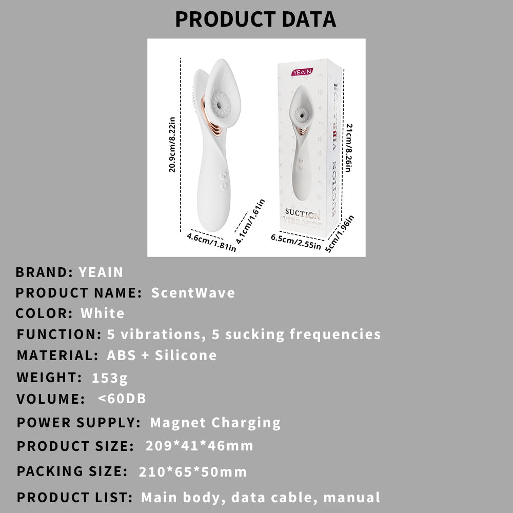 Excellent Female Clitoris Tits Vacuum Sucking Vibrator