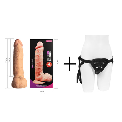 Super Soft Realistic Body Safe Material Flexible Dildo