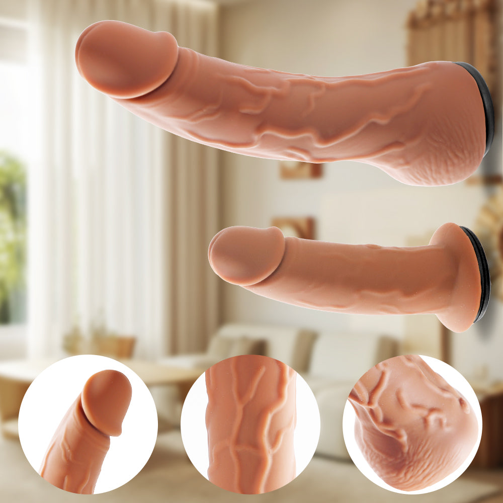 Vibrating Telescopic Remoted Wearable Dual Dildos Combo