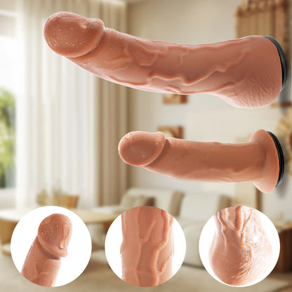 Vibrating Telescopic Remoted Wearable Dual Dildos Combo