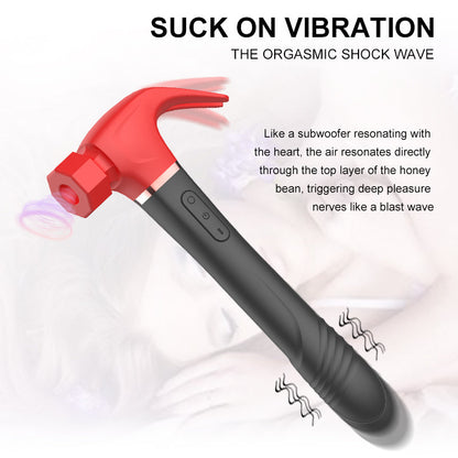 Multiple Functional 4 In 1 Pleasures Sex Hammer Dildo Vibrator