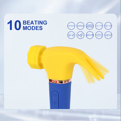 Multiple Functional 4 In 1 Pleasures Sex Hammer Dildo Vibrator