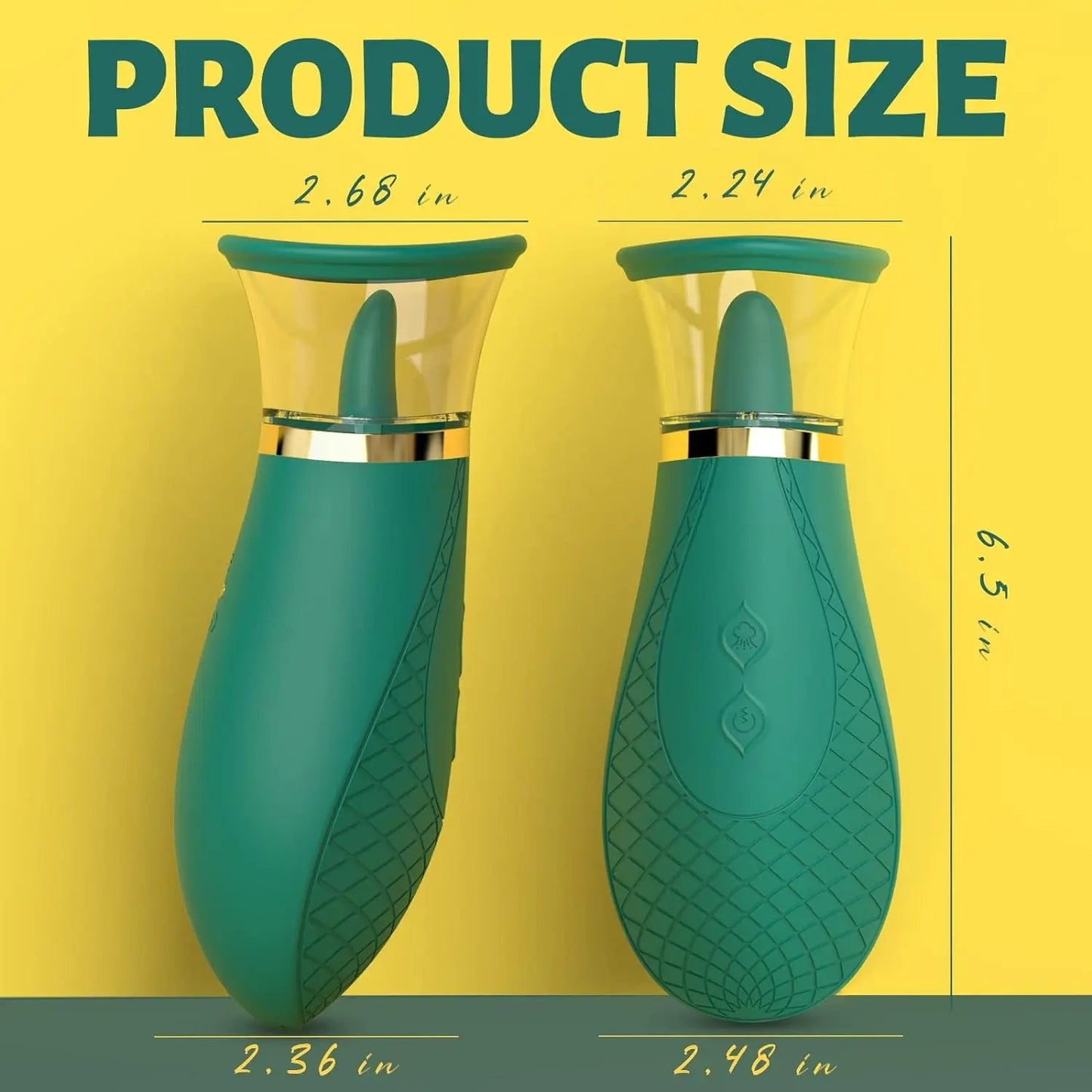 Excellent Female Sensitive Parts Vacuum Sucking Licking Vibrator