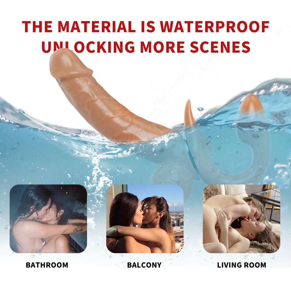 Dual Head 360° Angle Adjustable Retractable Dildo Vibrator