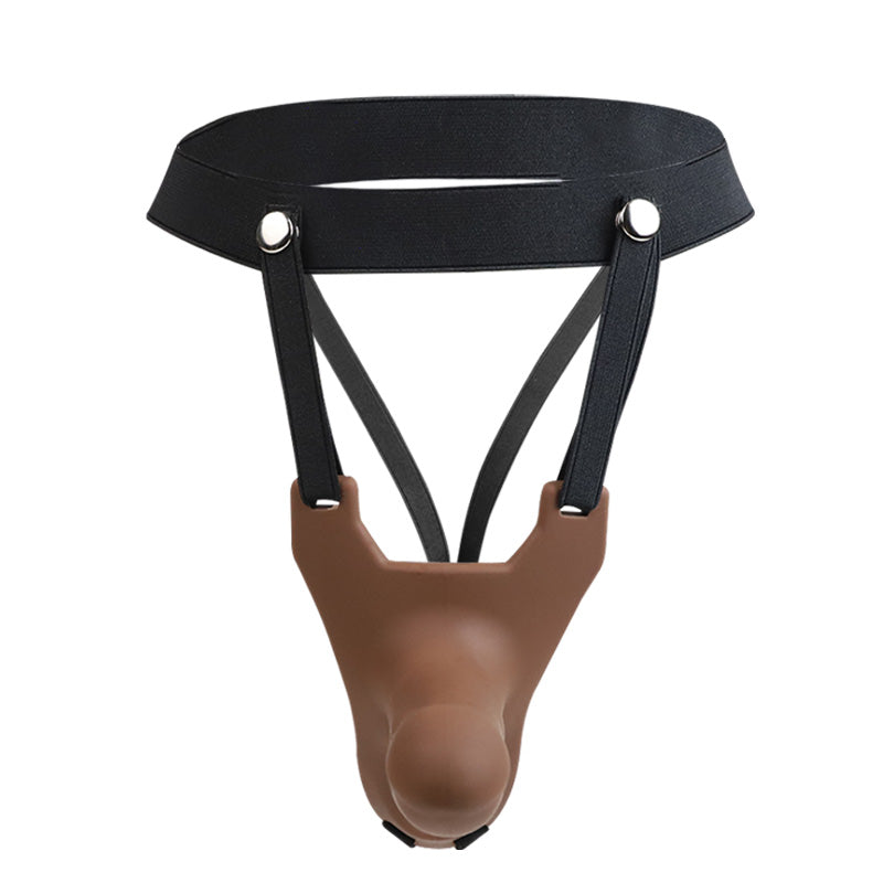 Wearable Strap-on Hollow Penis Silicone Enlargement Cover