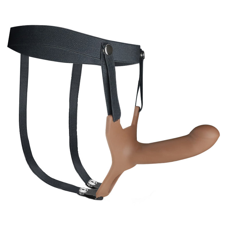 Wearable Strap-on Hollow Penis Silicone Enlargement Cover