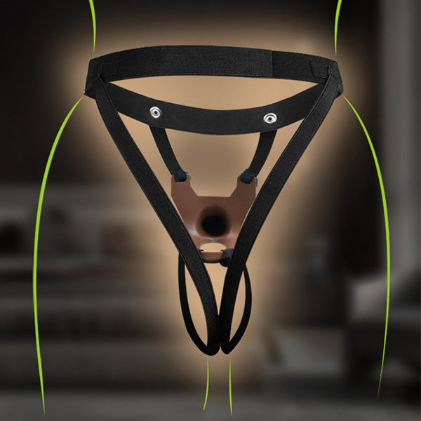 Wearable Strap-on Hollow Penis Silicone Enlargement Cover