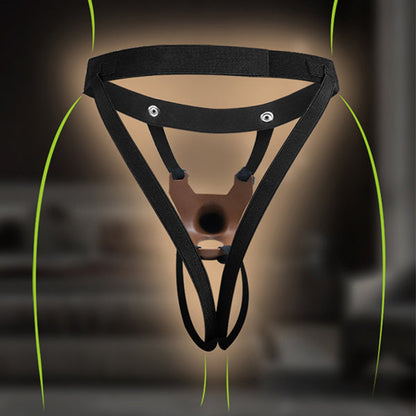 Wearable Strap-on Hollow Penis Silicone Enlargement Cover