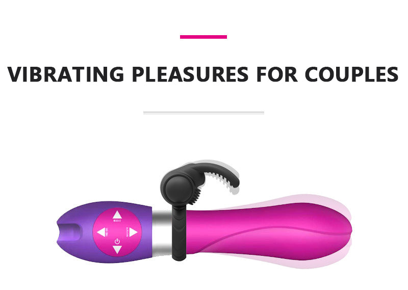 Rabbit Ears Clitoris Stumilating Penis Vibrating Ring