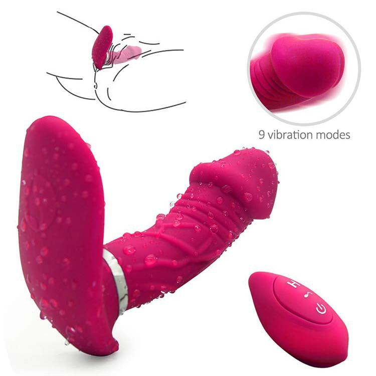 Remote Controlled Female Panty Inner Wearable Dildo Vibrator