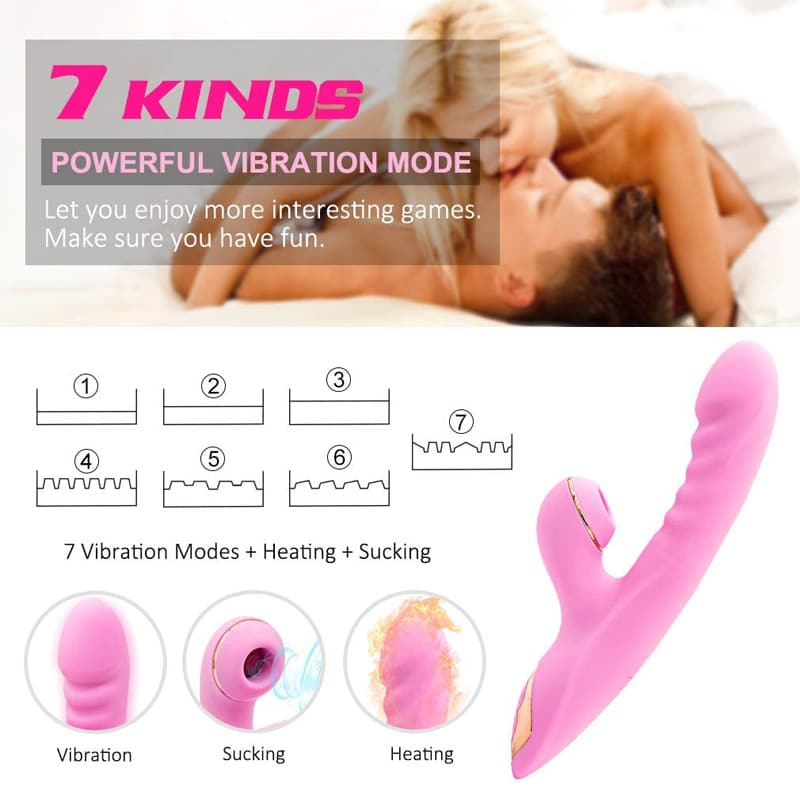 Most Popular Smart Heating Clitoris Gently Sucking Vibrator