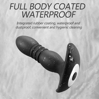 Multi Usages Vagina Stimulating Thrusting Vibrating Anal Plug