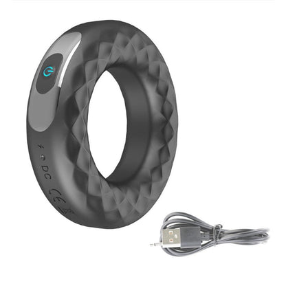 Elastic Silicone Powerful Twin Motors Vibrating Penis Ring