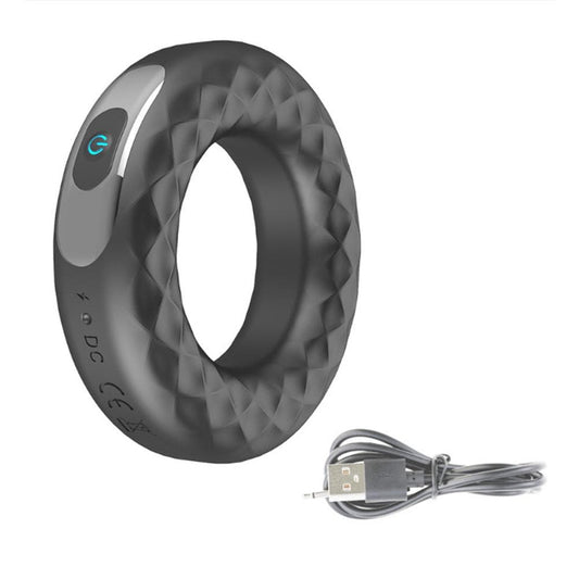 Elastic Silicone Powerful Twin Motors Vibrating Penis Ring