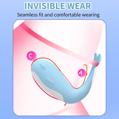 Pocket Size Remote Controlled Intelligent Heating Vibrator