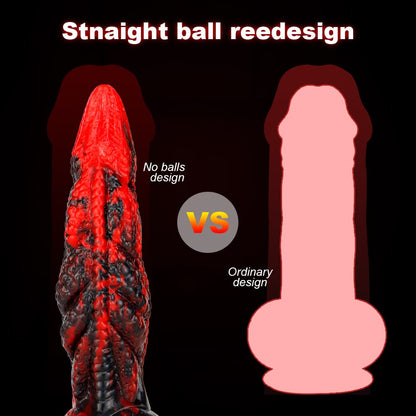 Fantasy Unique Sculpt Health Friendly Safe Silicone Dildo