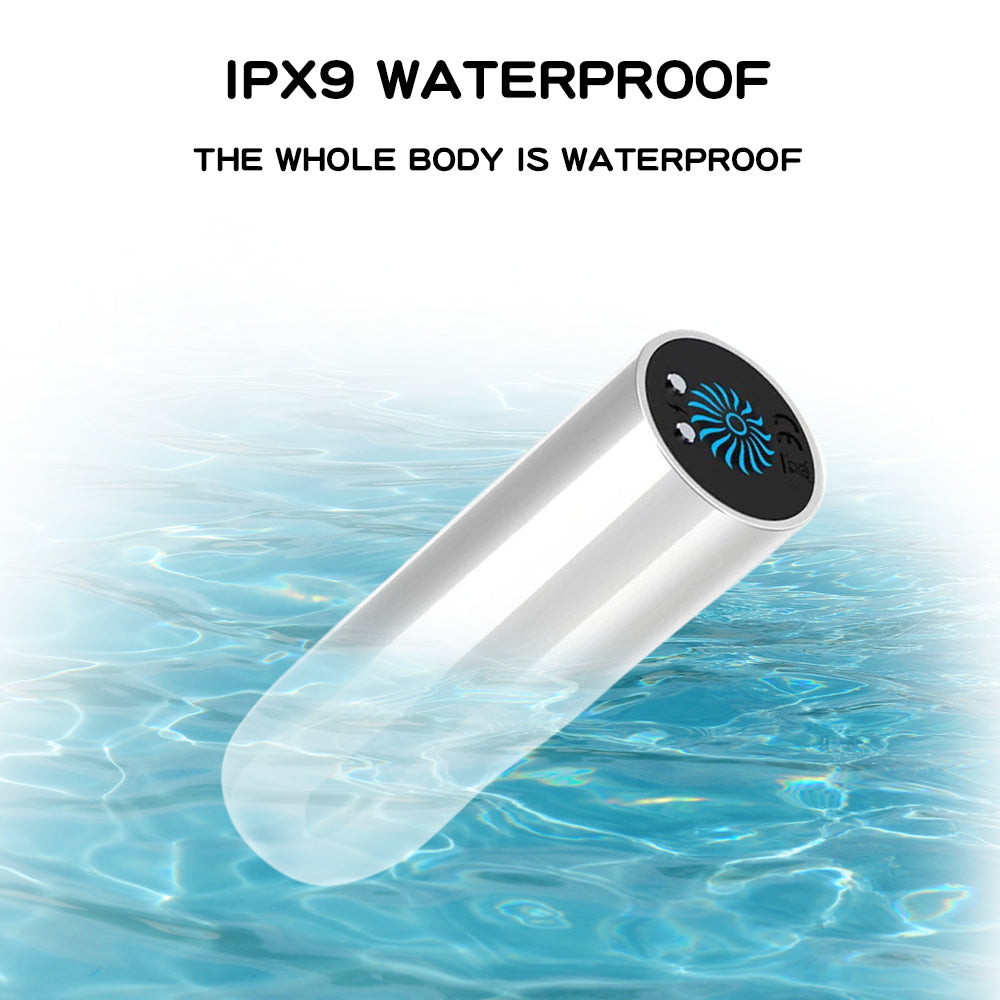 Metallic Plating Fully Waterproof Powerful Bullet Vibrator