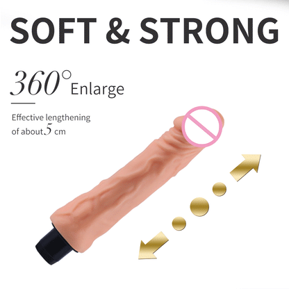 Light Color Physical Enlargement Soft Silicone Penis Sleeve