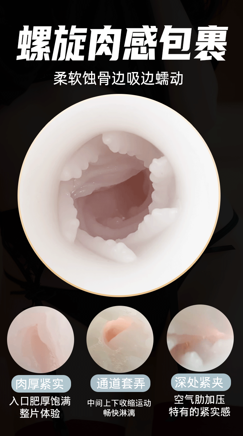 Multi Pleasure Swallowing Sucking Squeezing Maturbation Cup