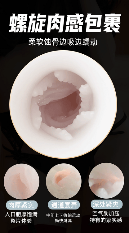 Multi Pleasure Swallowing Sucking Squeezing Maturbation Cup