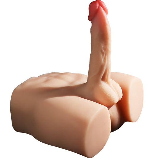 Perfect Abs Safe Material Female Riding Dildo Tough Guy Sex Doll