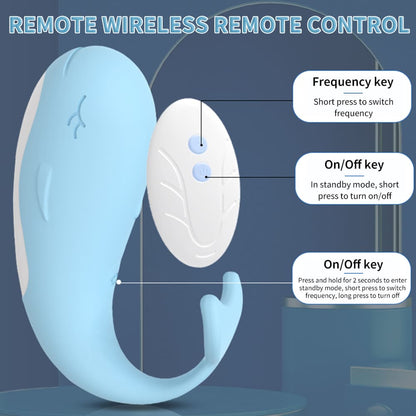 Pocket Size Remote Controlled Intelligent Heating Vibrator