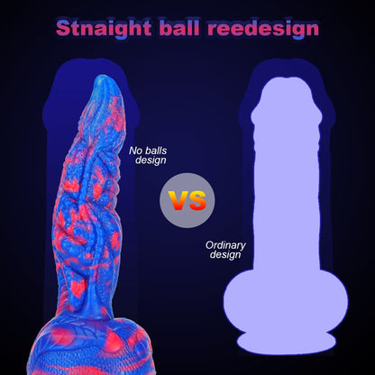 Fantasy Unique Sculpt Health Friendly Safe Silicone Dildo
