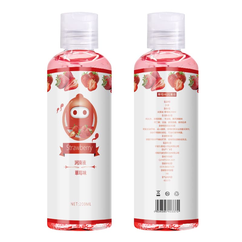 Water Soluble Health Friendly Fruit Flavour Sex Lubricant