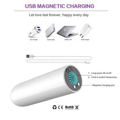 Metallic Plating Fully Waterproof Powerful Bullet Vibrator