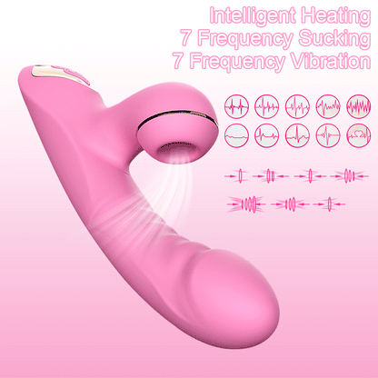 Most Popular Smart Heating Clitoris Gently Sucking Vibrator