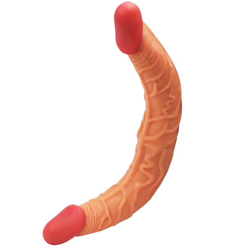 Extreme Soft Silicone Dual Head Realistic Double Glans Dildo