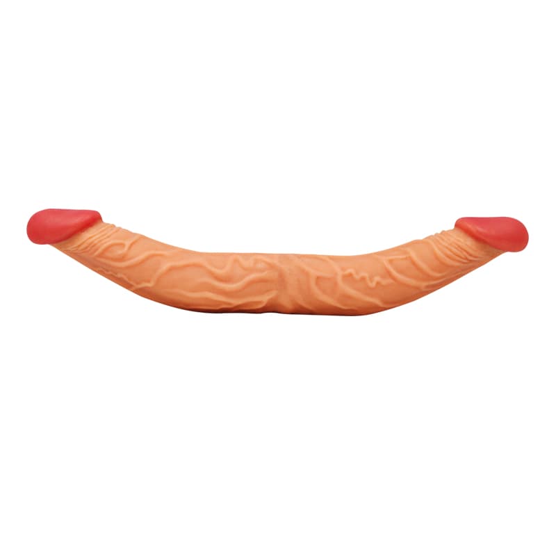 Extreme Soft Silicone Dual Head Realistic Double Glans Dildo